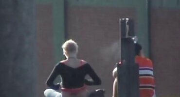 രണ്ട് ലെസ്ബിയൻ ലൈംഗിക അത് നിന്ന് കുമ്മായം