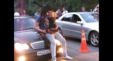 ചോക്ലേറ്റ്, കം കൊണ്ട് ബിഗ് സ്വാഭാവിക റഷ്യൻ ടിറ്റുകൾ